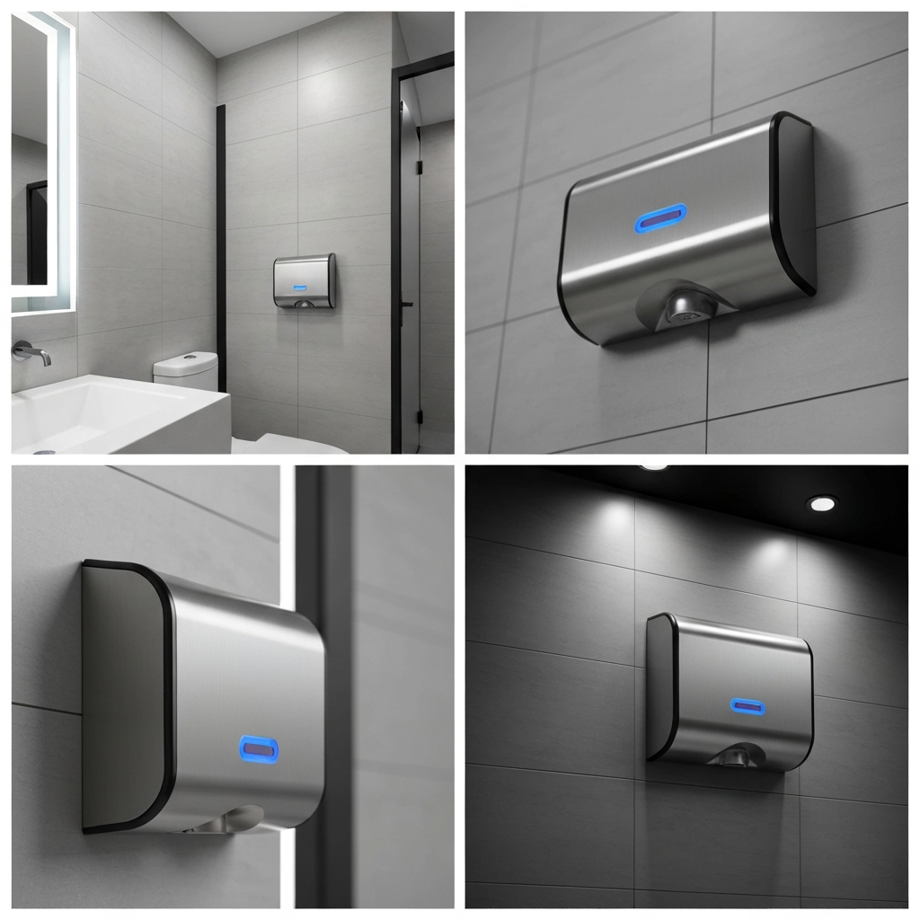 Sèche-mains ultra-rapides nouvelle génération - Économie et performance réunies